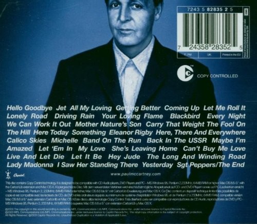 PAUL McCARTNEY - BACK IN THE WORLD-LIVE  (2Cd)