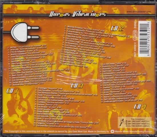 BUENAS VIBRACIONES (Lo Mejor del Pop y el Rock de Aqui)  (4Cd)