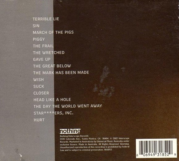 NINE INCH NAILS - Live And All That Could Have Been  (Cd)