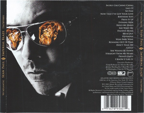 SEAN PAUL - Imperial blaze  (CD)