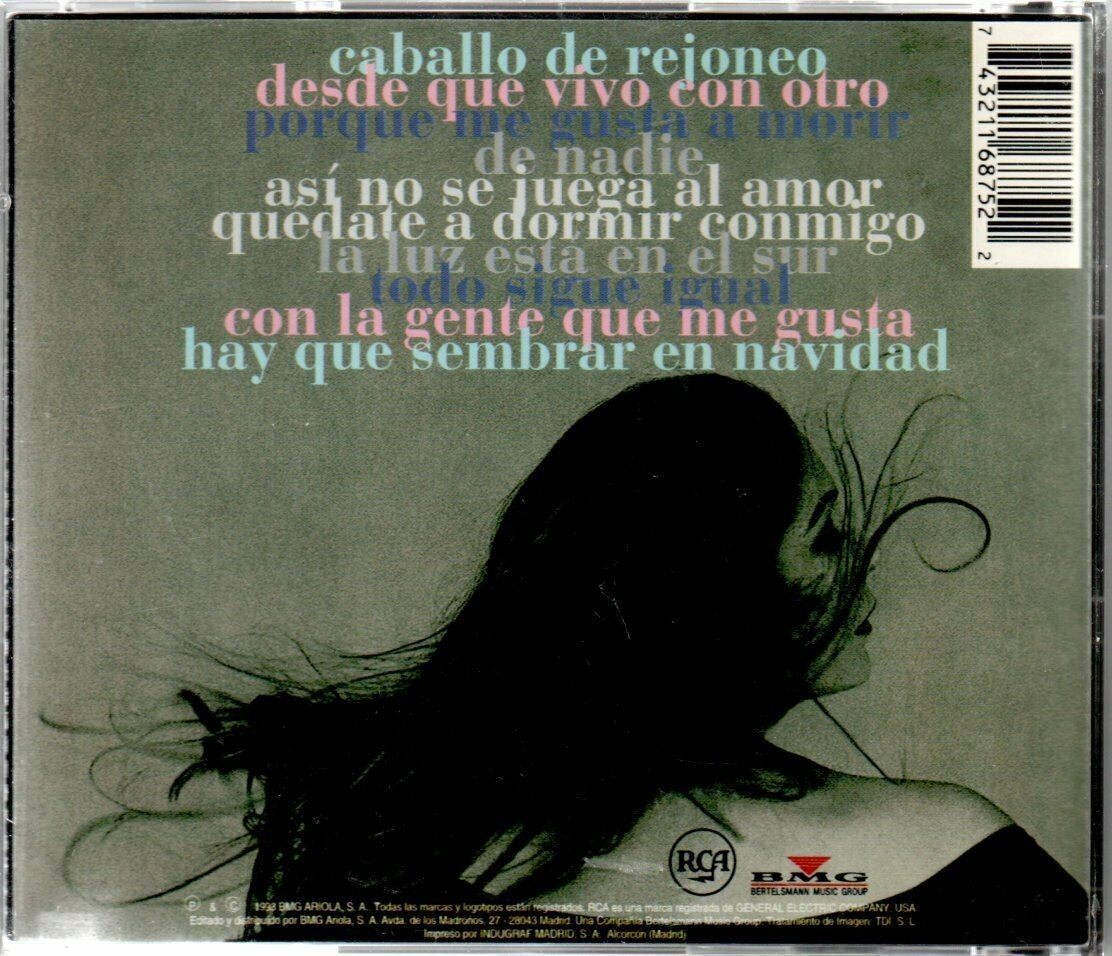 ISABEL PANTOJA - DE NADIE  (Cd)