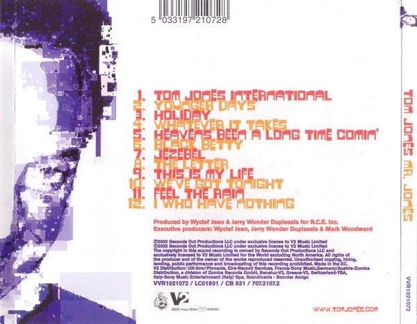 TOM JONES - MR. JONES  (Cd)