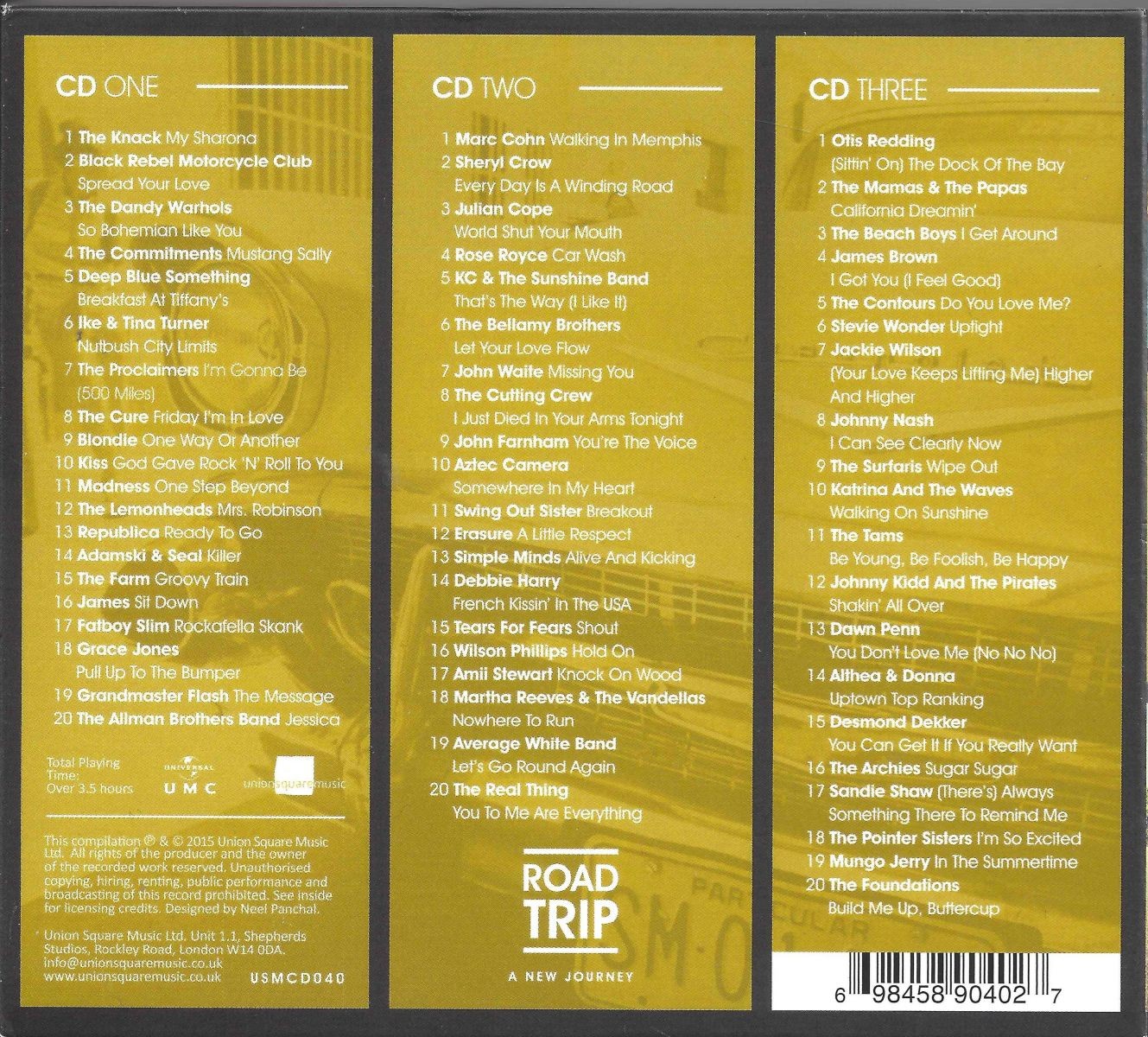 ROAD TRIP: A NEW JOURNEY - VARIOS  (3Cd)