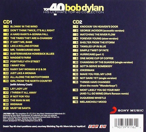 Bob Dylan - Top 40 Ultimate Collection  (2Cd)
