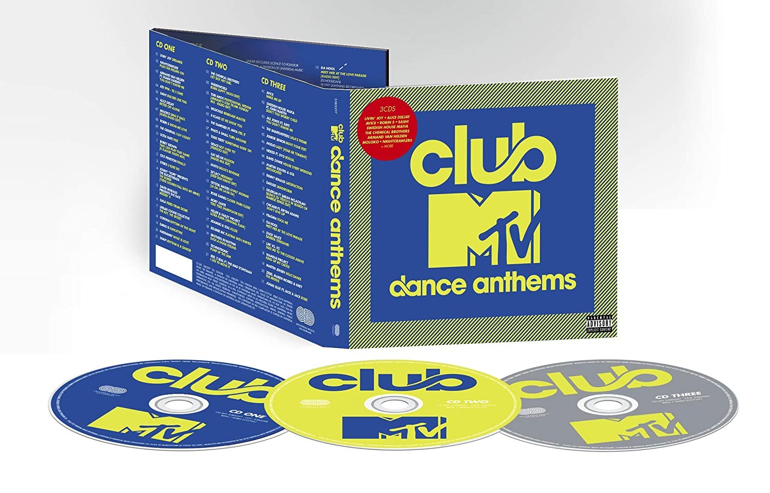 CLUB MTV DANCE ANTHEMS- VARIOS  (3Cd)