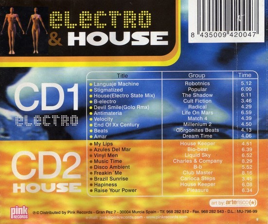 ELECTRO & HOUSE - VARIOS  (2Cd)