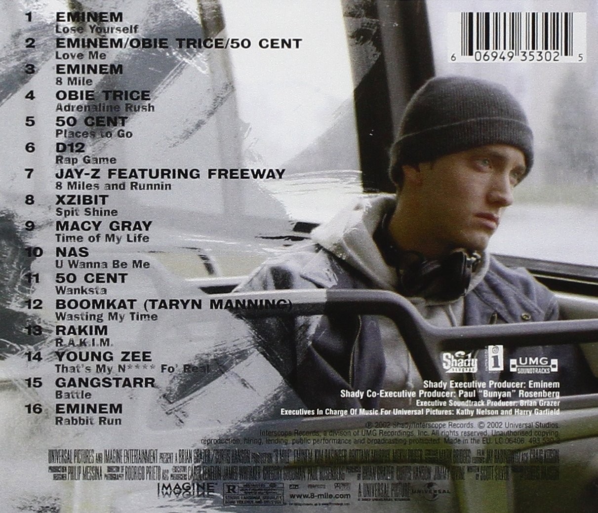 8 MILES -  Music from and Inspired By the Motion Picture (Nueva Edicion)  (Cd)
