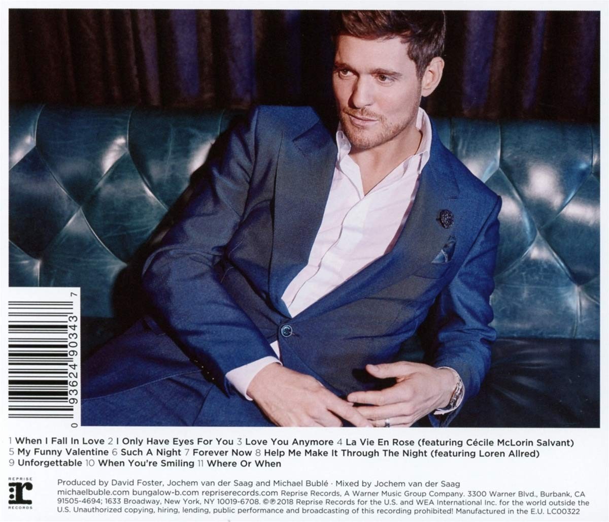 MICHAEL BUBLE - LOVE  (Cd Standar)