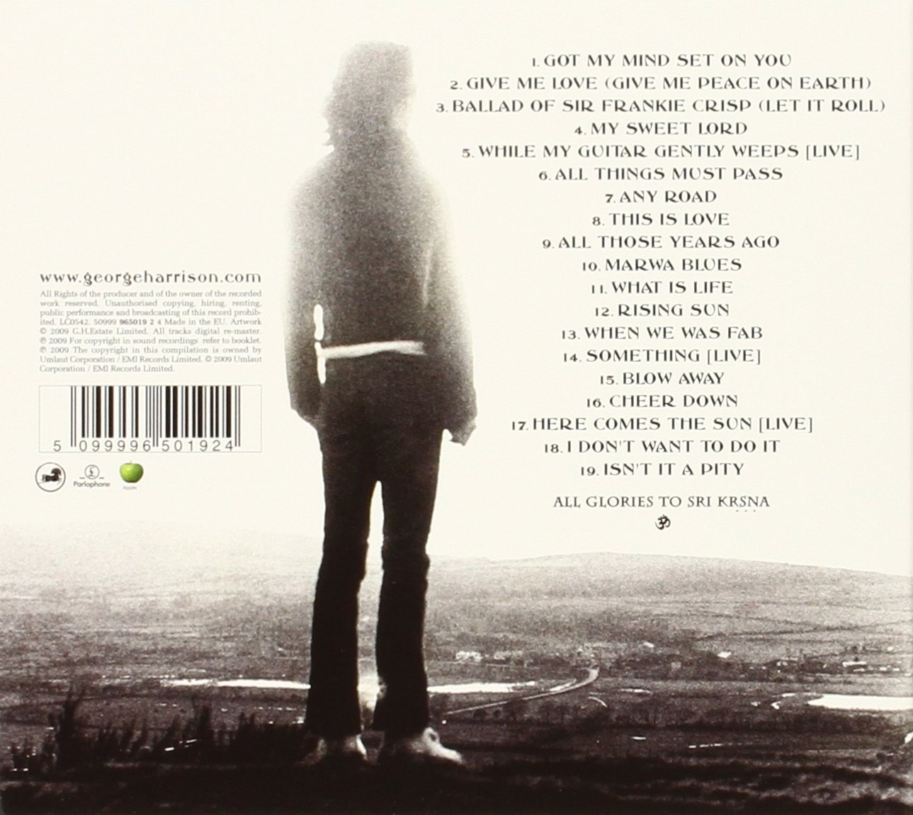GEORGE HARRISON - LET IT ROLL songs of george harrison  (Cd)