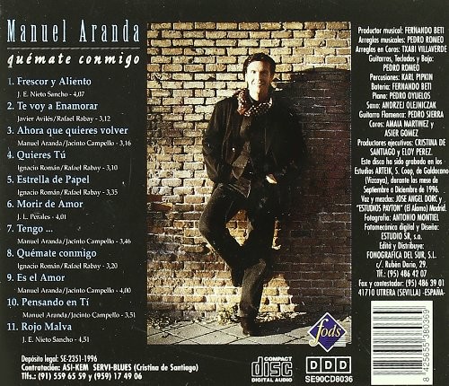 Manuel Aranda - Quémate Conmigo  (Cd)