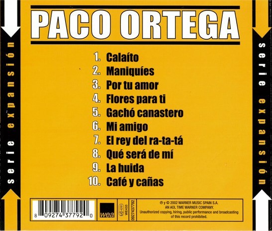 Paco Ortega - Calaito Y Otros Éxitos  (Cd)