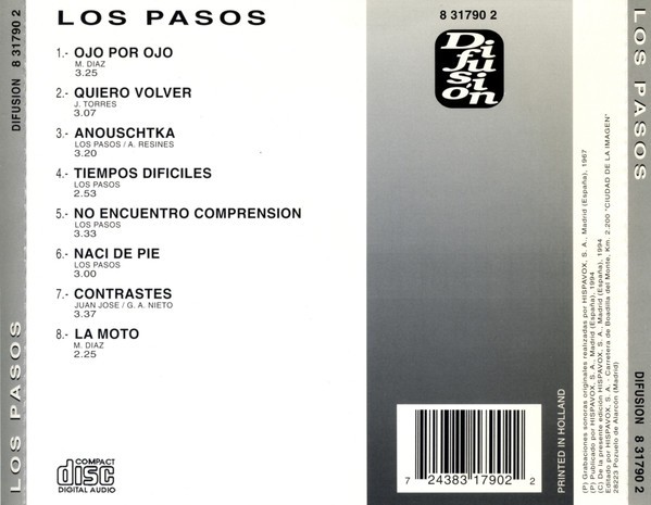 Pasos,los - Los Pasos  (Cd)