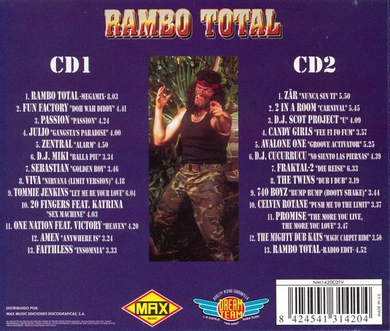 Rambo Total Dios Mio No Siento Las Piernas Music- VARIOS  (2Cd)