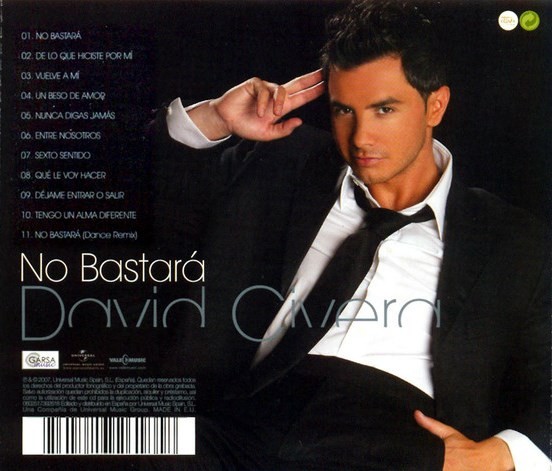 DAVID CIVERA - NO BASTARA  (Cd)