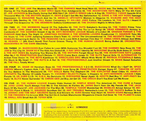 Ultimate Collection Punk & New Wave - VARIOS  (5Cd)