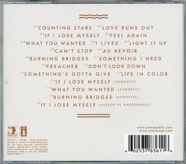 ONEREPUBLIC - NATIVE (Repack)  (Cd)