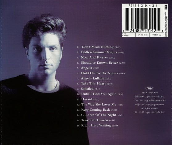 RICHARD MARX - GREATEST HITS  (Cd)