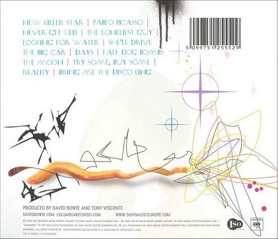 DAVID BOWIE - REALITY  (Cd)