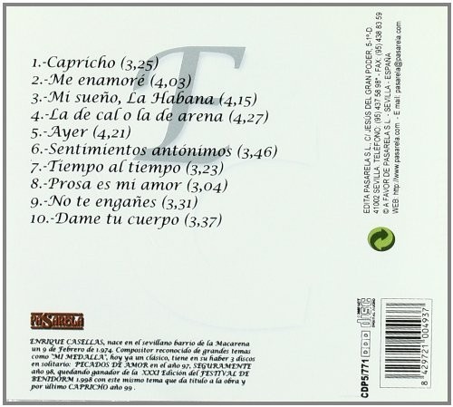 ENRIQUE CASELLAS - CAPRICHO  (Cd)