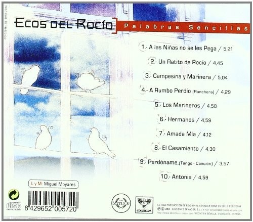 ECOS DEL ROCIO - PALABRAS SENCILLAS  (Cd)