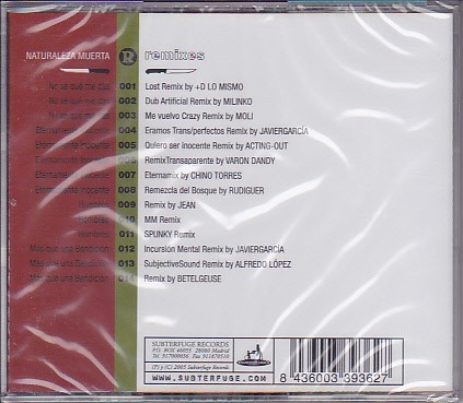 Fangoria - Naturaleza Muerta Remixes  (Cd)