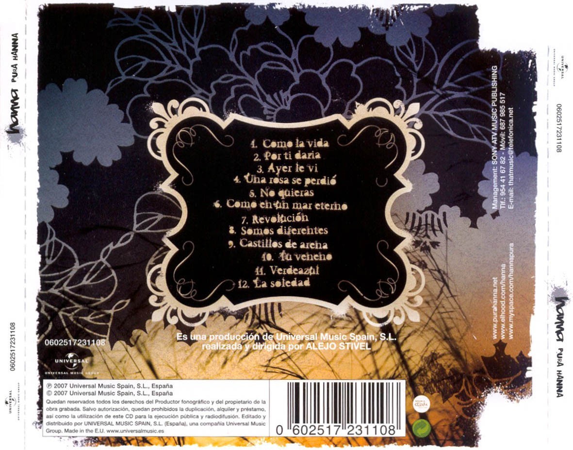 HANNA - PURA HANNA  (Cd)
