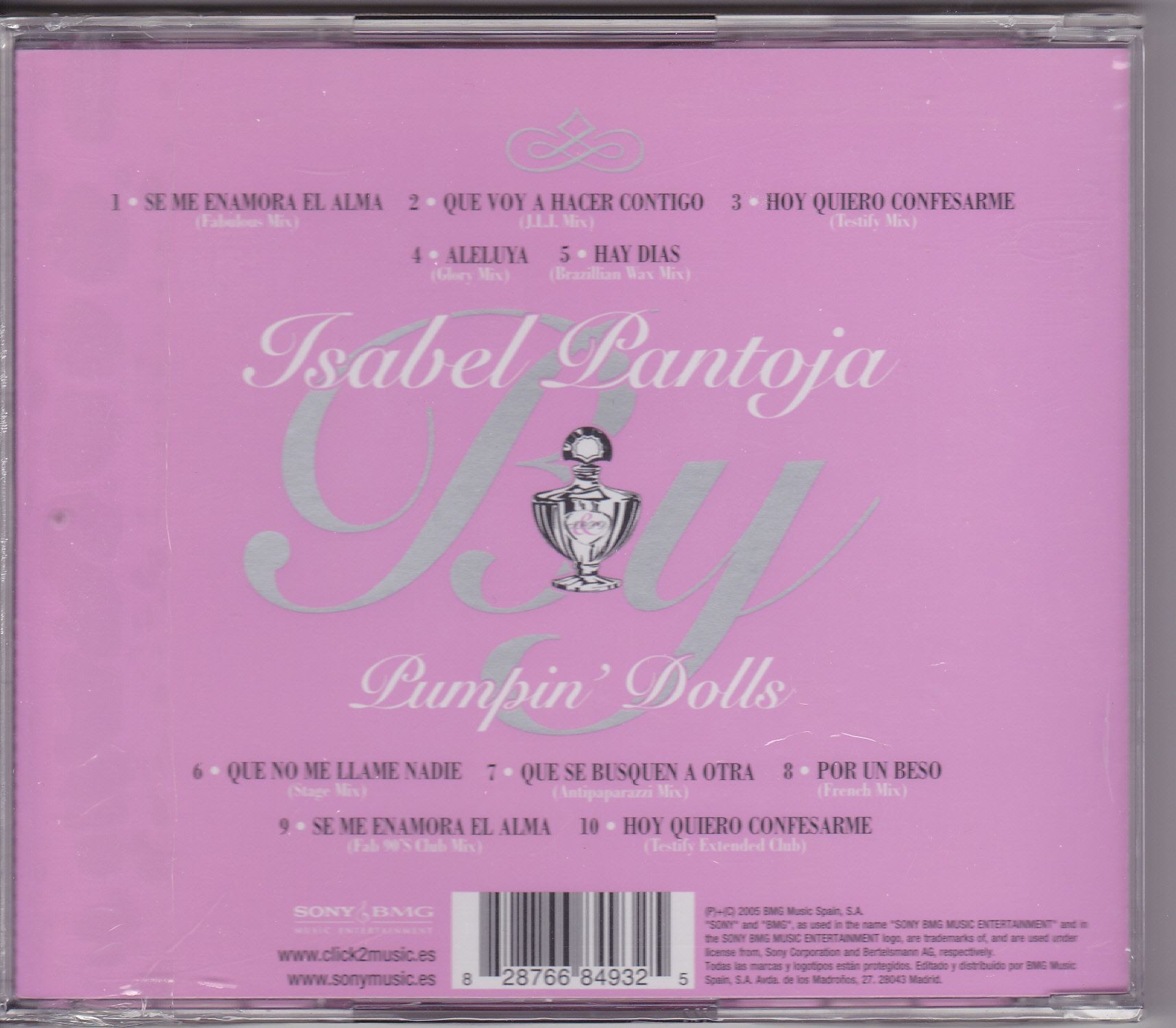 ISABEL PANTOJA BY PUMPIN DOLLS   (Cd)