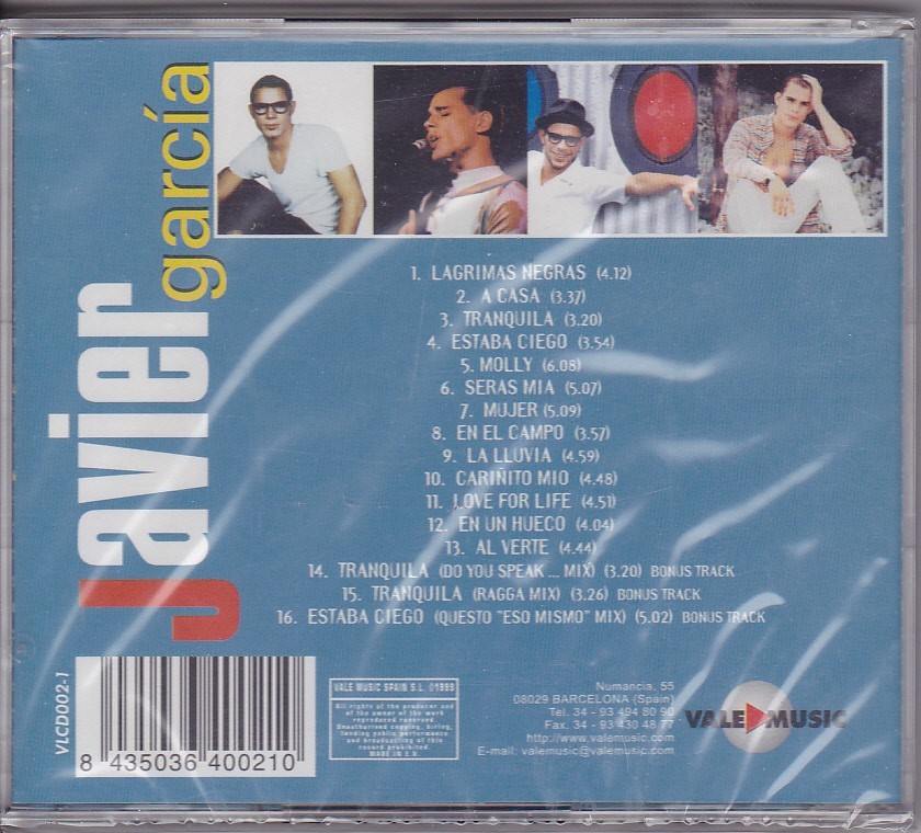 JAVIER GARCIA - JAVIER GARCIA  (Cd)