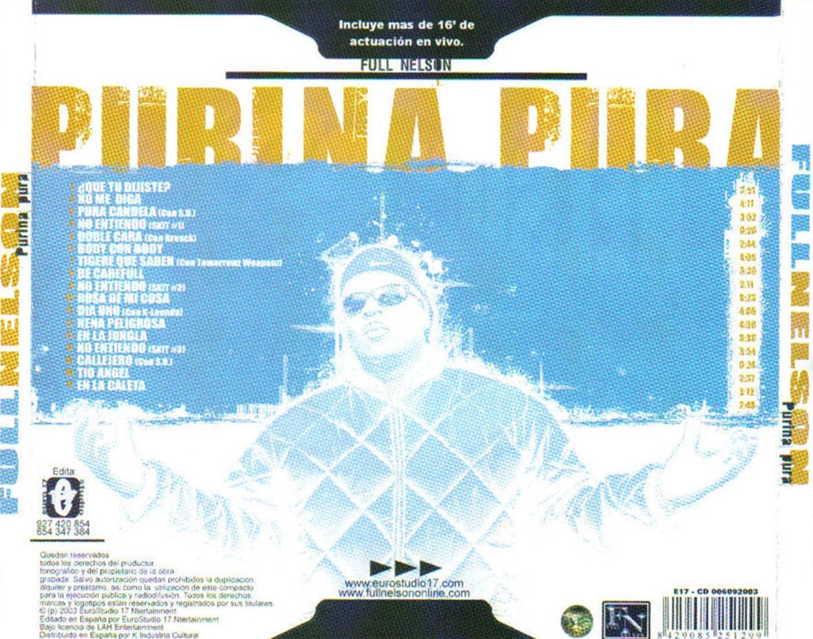 FULL NELSON - PURINA PURA  (Cd)