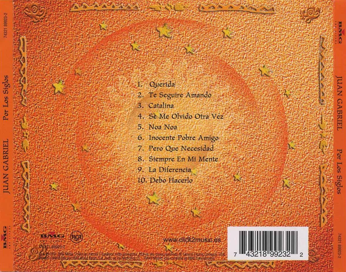 JUAN GABRIEL - POR LOS SIGLOS  (Cd)
