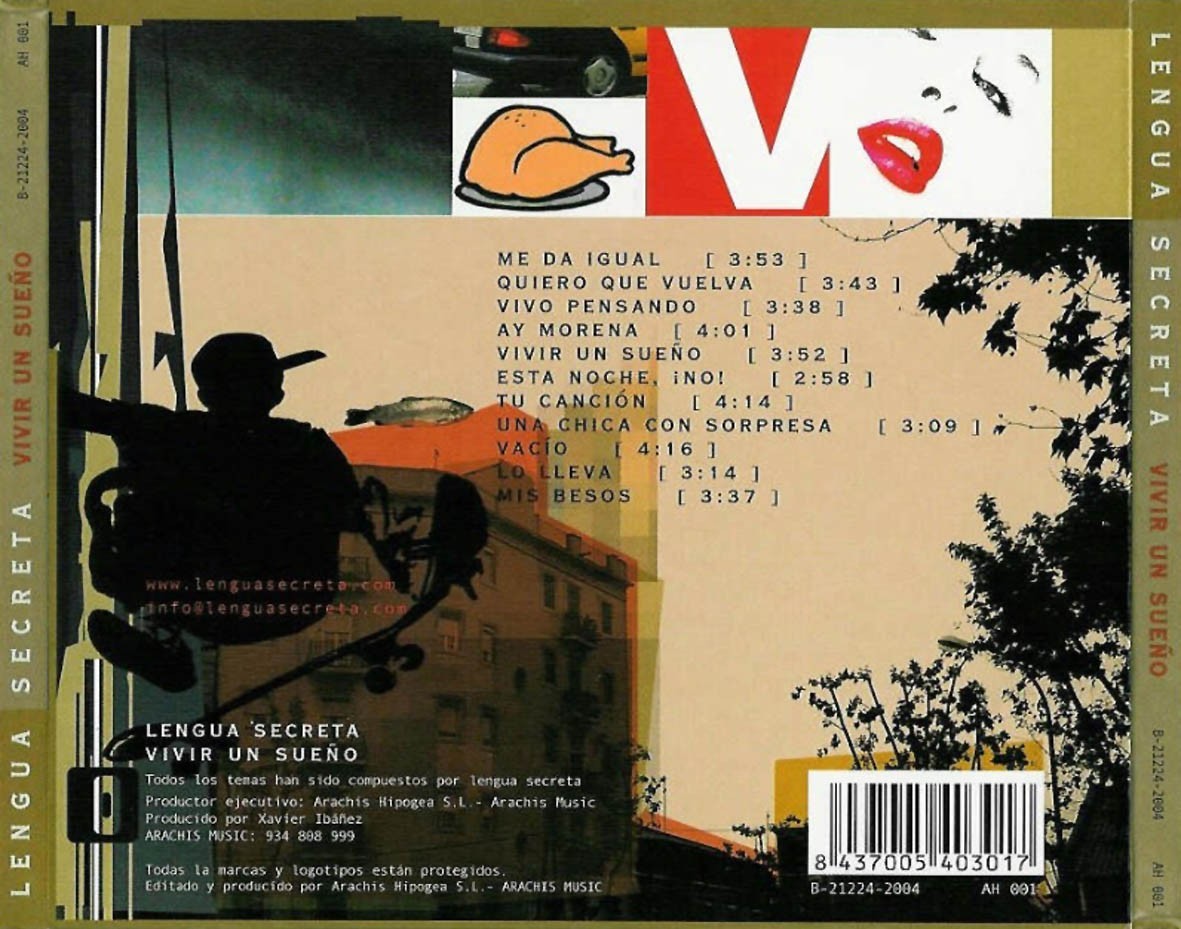 LENGUA SECRETA - VIVIR UN SUEÑO  (Cd)
