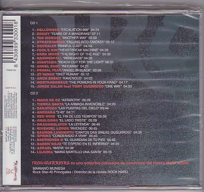IRON WARRIOS - THE METAL COPILATION - VARIOS 2Cd