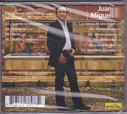 Juan Miguel - Vente  (Cd)