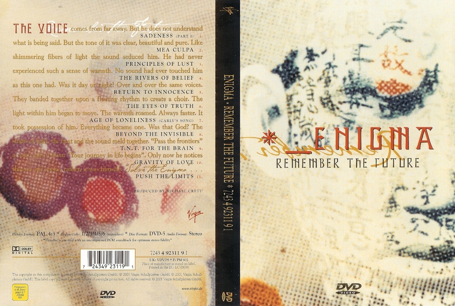 ENIGMA - REMEMBER THE FUTURE  (dvd)
