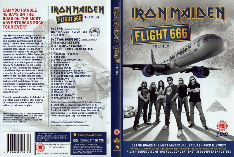 IRON MAIDEN - FLIGHT 666  (2Dvd)
