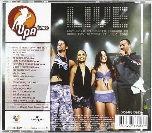 UPADANCE - UPALIVE  (Cd)