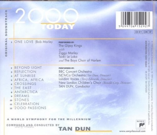2000 TODAY - A WORLD SYMPHONY TAN DUN  (Cd)