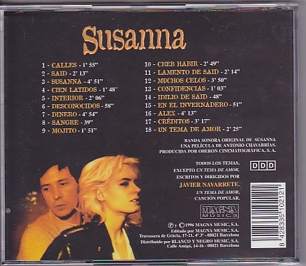 SUSANNA - B.S.O.  (Cd)?