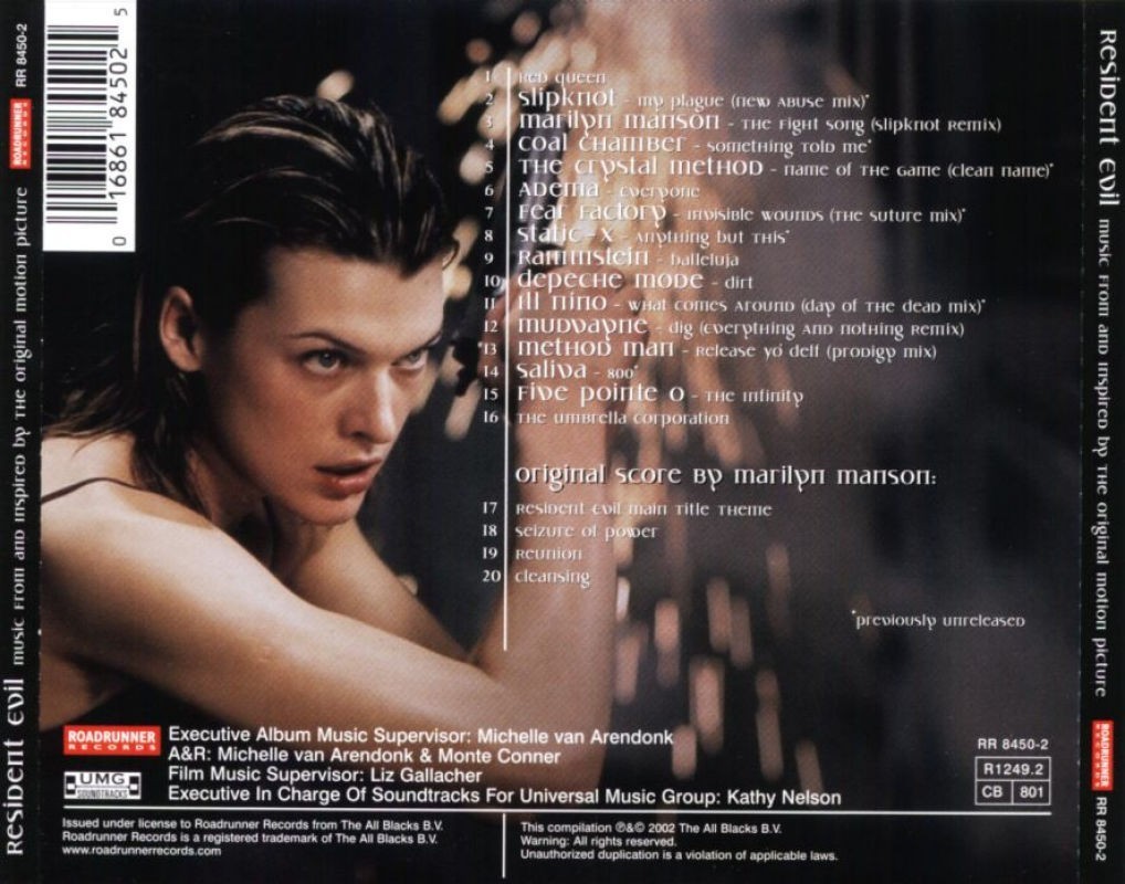 RESIDENT EVIL - B.S.O,  (Cd)