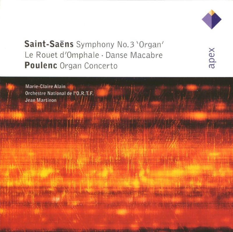 SAINT-SAENS, POULENC - SINFONIA NO. 3 "CON ORGANO" ALAIN/MARTINON