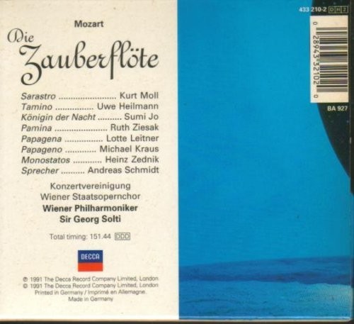 Mozart - La Flauta Mágica-Solti  (2Cd)
