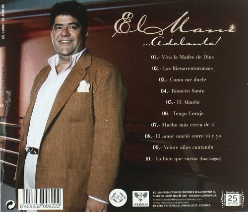 Jose Manuel -El Mani- - Adelante  (Cd)