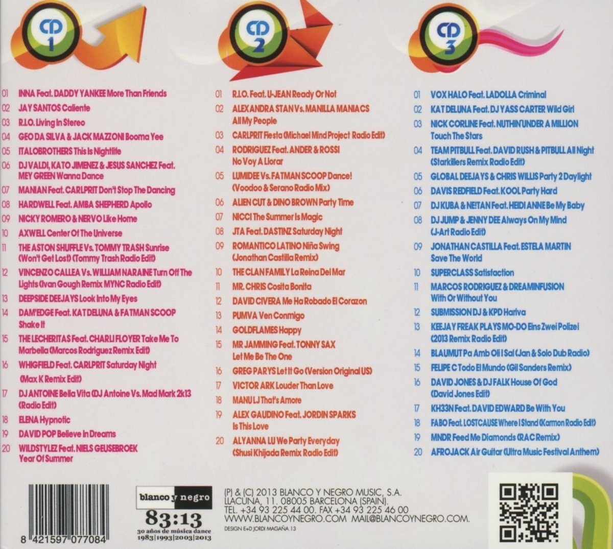 BLANCO Y NEGRO HITS 013 - VARIOS  (3Cd)