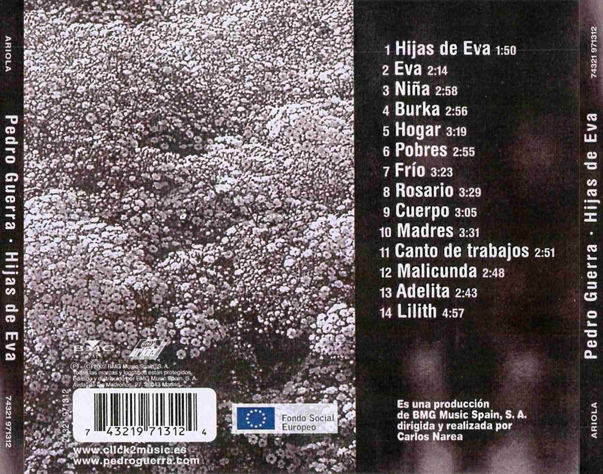PEDRO GUERRA - HIJAS DE EVA  (Cd)