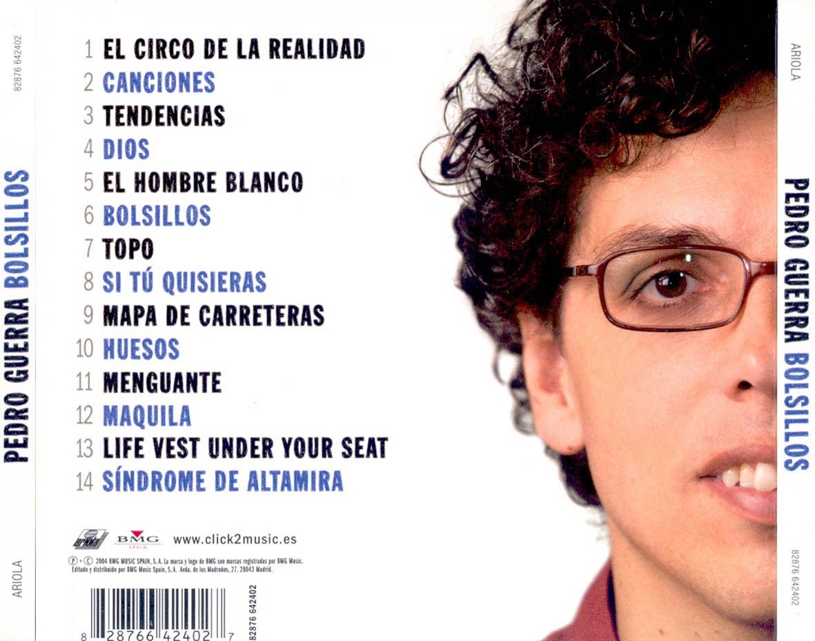PEDRO GUERRA - BOLSILLOS  (Cd)