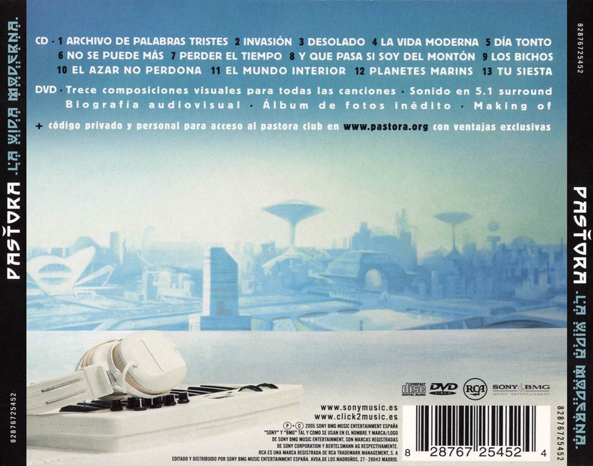 Pastora - La Vida Moderna  (Cd)