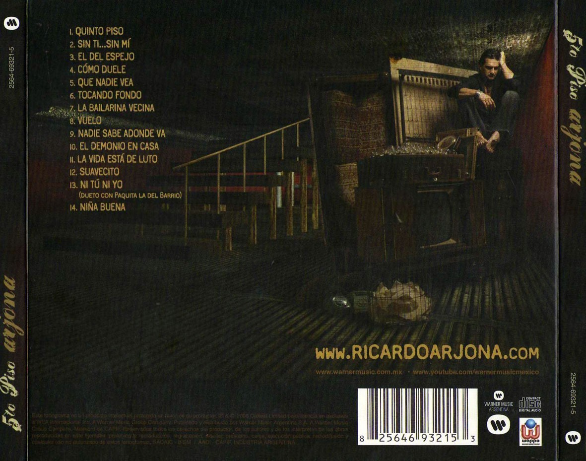 RICARDO ARJONA - 5º PISO  (Cd)