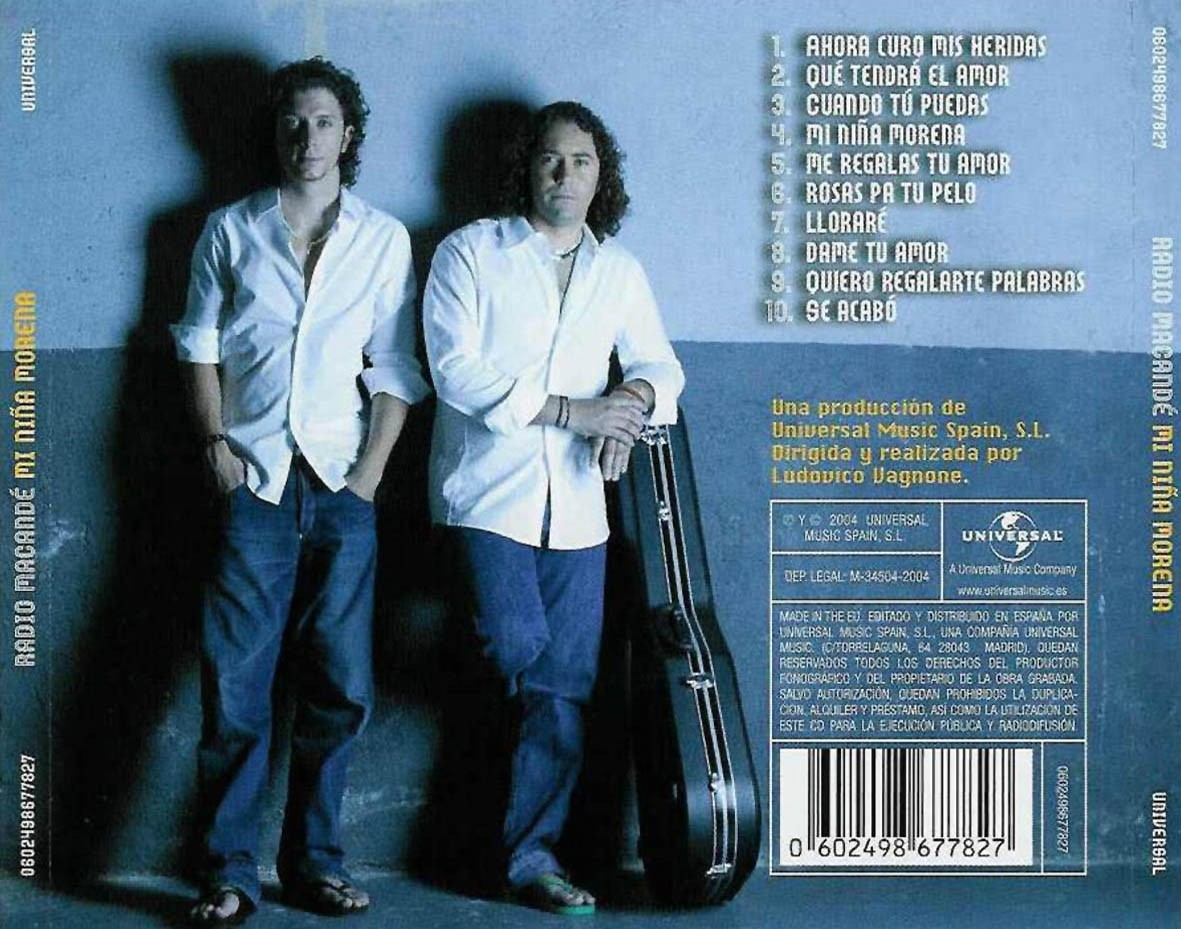 RADIO MACANDE - MI NIÑA MORENA  (Cd)