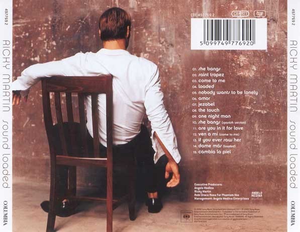 RICKY MARTIN - SOUND LOADED  (CD)