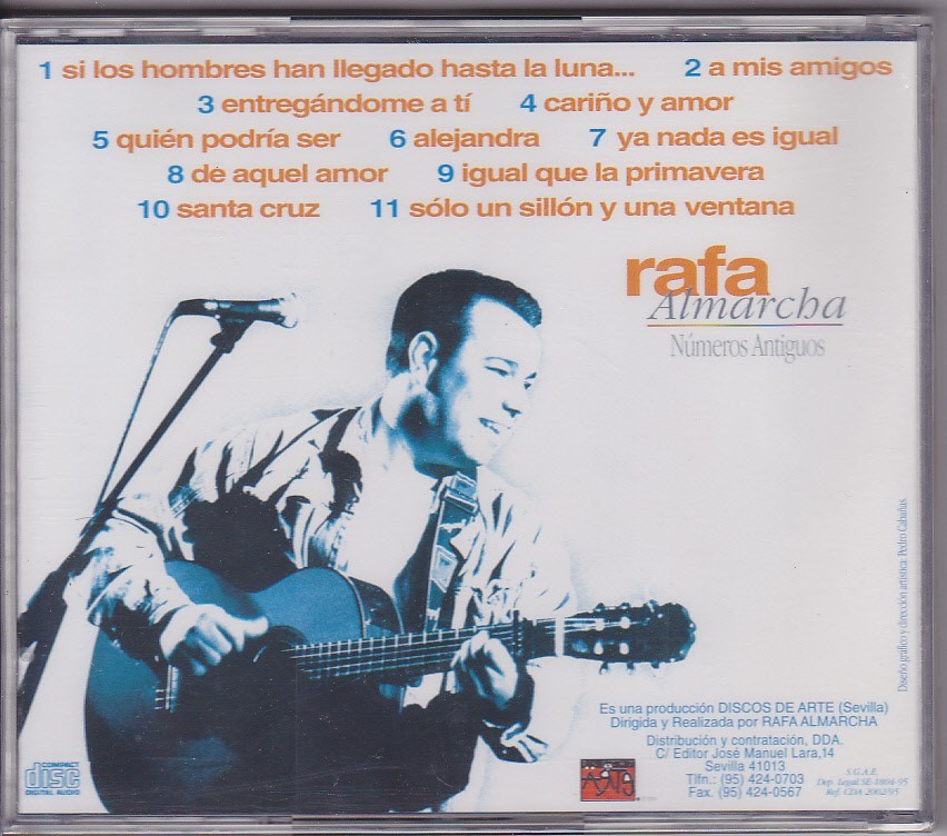 RAFA ALMARCHA - NUMEROS ANTIGUOS  (Cd)